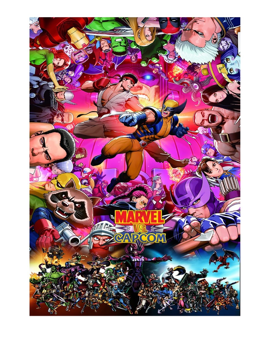 Multicade Marvel Vs Capcom Arcade Art Cabinet Kit Kickplate