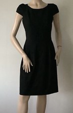 TAHARI (Size 4) by Arthur Levine Cap Sleeve Side Zipper Little Black Dress