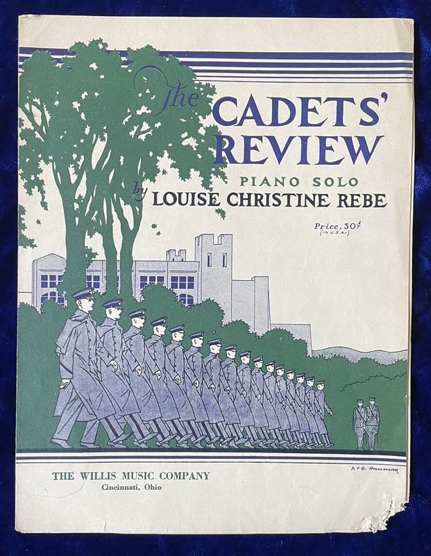 Rare The Cadets’ Review – Original sheet music USMA West Point Military Academy