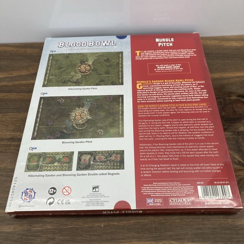 Pitch & Dugouts Nurgle Team Blood Bowl Warhammer AOS Age of Sigmar -Sealed - Picture 2 of 6