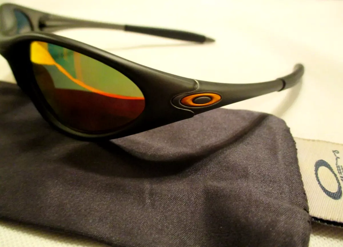 OAKLEY MINUTE 1.0 FMJ GREY FRAME W FIRE IRIDIUM LENSES &