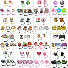 5PCS 8mm Straw Cover Cap for 30&40Oz Drinking Cup Accessories Dustproof Straw