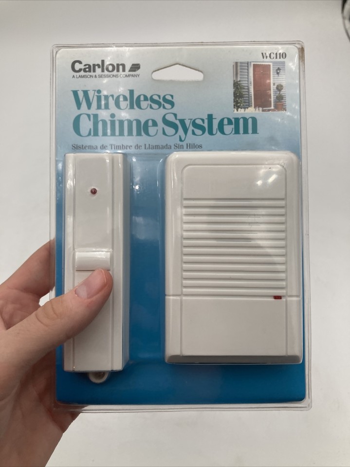 Carlon Wireless Door Chime System WC110 64 Selectable Channels New