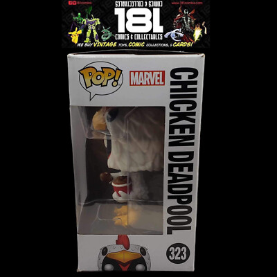 Funko Pop! Chicken Deadpool #323 Vinyl Figure Marvel Amazon Excl