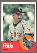 ERNESTO FRIERI 2012 Topps Heritage #H593 From High Number Factory Set Angels 593