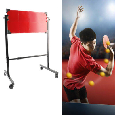Table Tennis Reboard Plate Ping Pong Training Return Board Red Tennis Backboard