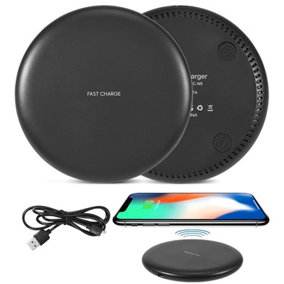 Deco Gear QI Charger Wireless Fast-Charging Pad 10W (Matte Black)