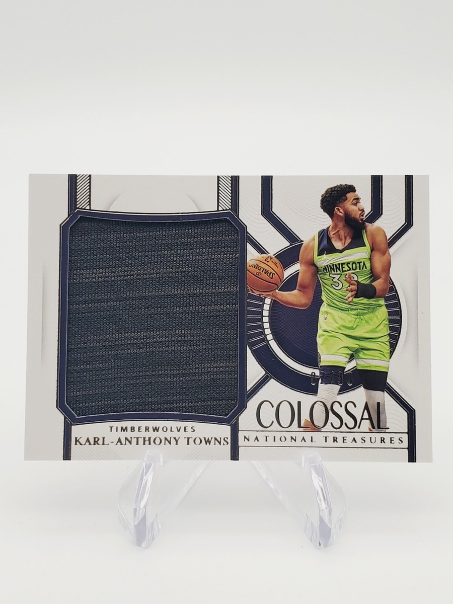 その他 Karl Anthony Towns National Treasures /5 2020-21 National Treasures Colossal PatchGame Worn Jerse82
