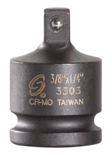 Sunex 3/8" Female x 1/4" Male Impact Sockets Super Reducer Wrench Adapter 3303