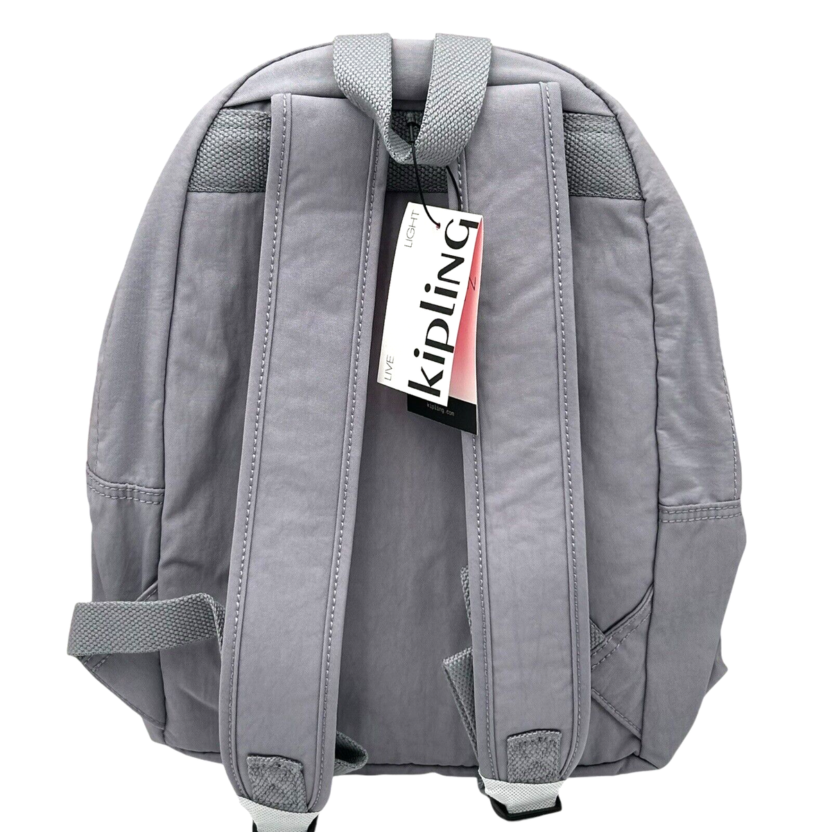 KIPLING Nylon Challenger School Backpack Dove Grey