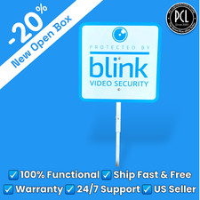 ✅ Blink Yard Video Security Sign and Window Decals (1 Sign, 2 Decals) ✅