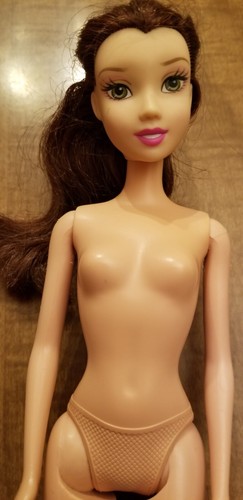 1999 Disney Princess Belle Doll By Mattel Beauty & The Beast Nude Free Shipping - Picture 3 of 6
