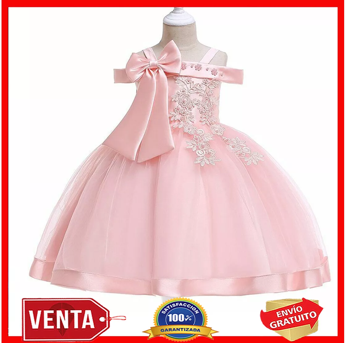 Vestidos De Niña Fiesta Ropa Para Bodas Bautizos Niñas Elegantes Graduación | eBay