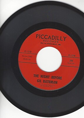 GIL BATEMAN- ''THE NIGHT BEFORE''/''HOW TO DO IT''- PICCADILLY 249- 60's PSYCH- NM