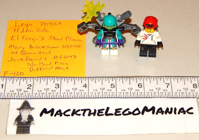Lego 70429 Hidden Side Mary Breaksome HS045 & Jack HS043 Minifigures Only