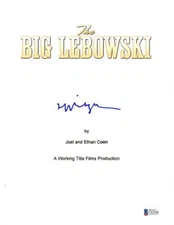 JEFF BRIDGES SIGNED THE BIG LEBOWSKI FULL SCRIPT AUTHENTIC AUTOGRAPH BECKETT COA