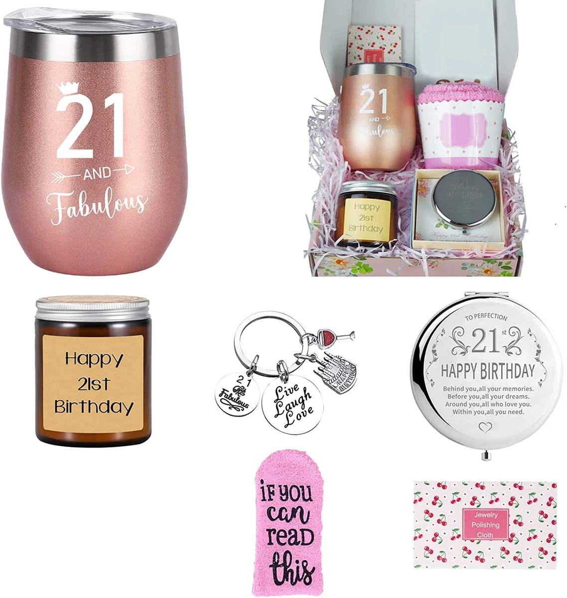 21St Birthday Gifts for Her 21 Year Old Birthday Gifts for Her