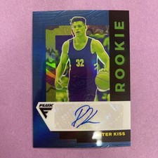 2022 Chronicle FLUX Peter Kiss RC Rookie Auto-BLUE PRIZM /49 BRYANT BULLDOGS FB1