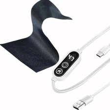 S.Fine Graphene Heating Pad with Digital Control, Flexible and Washable