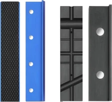 2-Pair Vise Jaw Pads 6 Inch & 5.5 Inch, Magnetic Vice Jaw Covers Protectors, 5-1