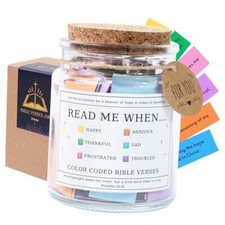 Bible Verse Jar, Christian Gifts For Women, Bible Jar For Emotions And Feelings