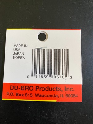 DU-BRO 4-40x3/8in SHCS Socket Head Cap Screws (4) DUB570 - FREE