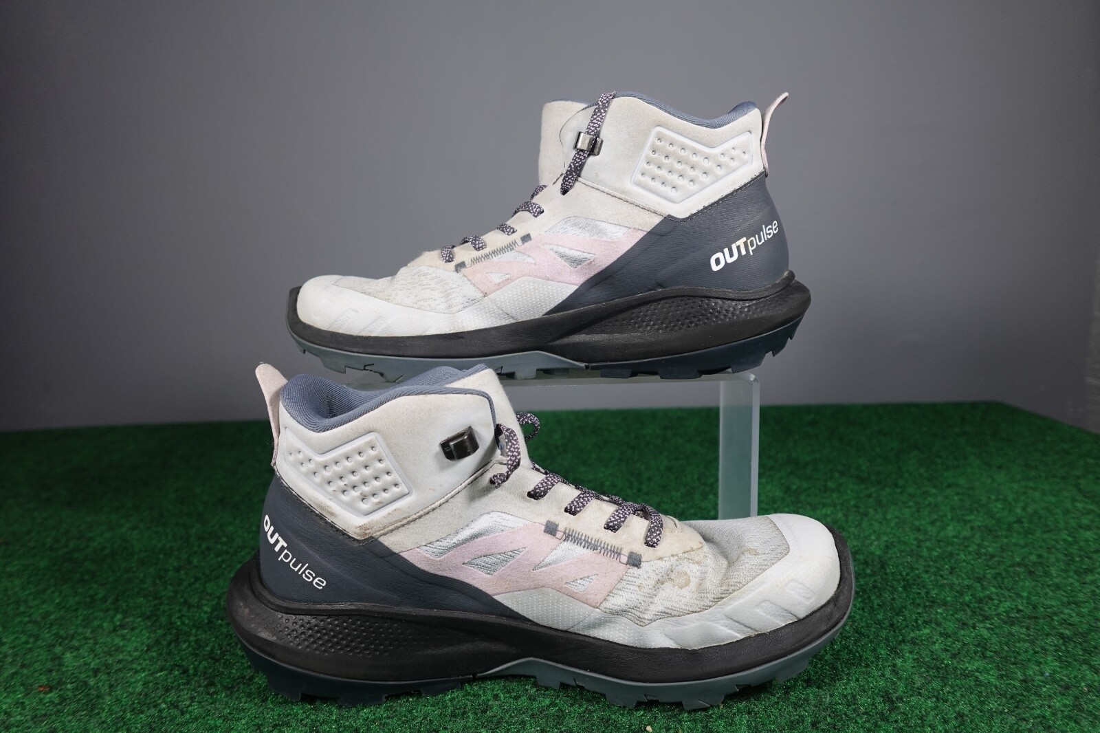 Stivali da trekking Salomon Outpulse Mid GTX Arctic Ice Orchid Bloom donna taglia 9