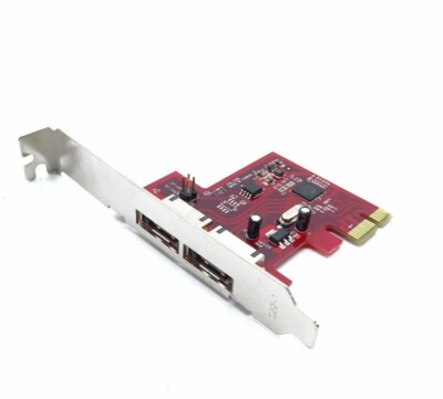 Nice Used Working Startech.com PEXESAT32 2Port Sata Revision 3.0 PCIE Card - USA