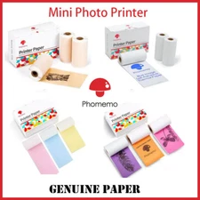Adhesive Thermal Sticker Paper for Phomemo T02 M02 M03 Bluetooth Pocket Printer