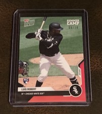2020 TOPPS NOW #OD-483 LUIS ROBERT (RC) SUMMER CAMP NUMBERED 8/10 RED PARALLEL