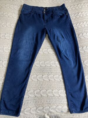 City Chic size 16 S Asha high rise skinny Leg Blue Denim Jeans
