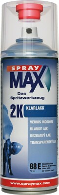 2K Klarlack Spraydose hochglanz benzinfest Spraymax Autolack  400ml 680061