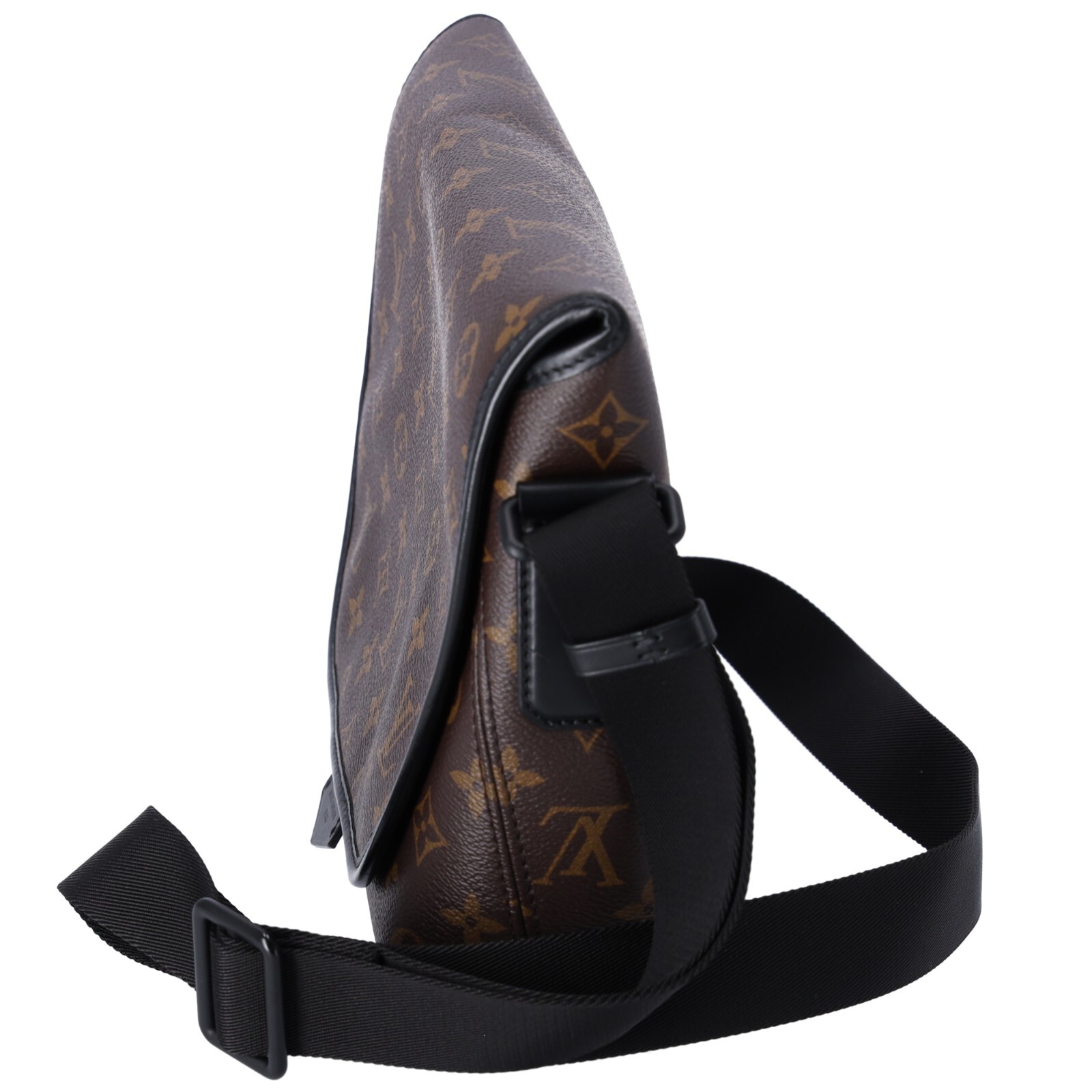 Louis Vuitton Unisex Magnetic Messenger Monogram Macassar M45557  