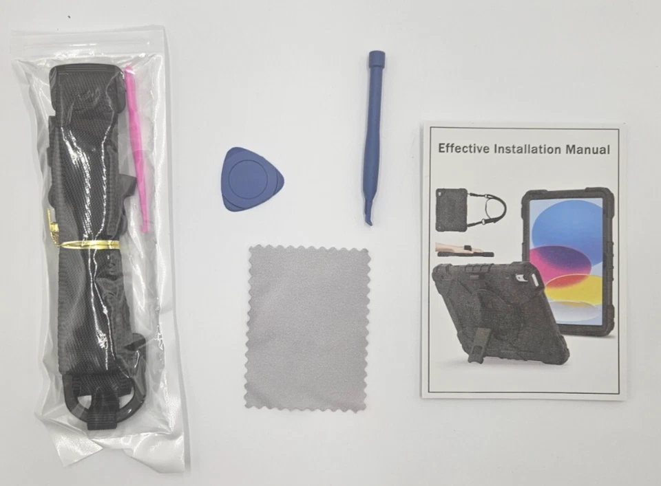 Samsung Tab A8 10.5 Case Kids Tech, Shockproof, w/ Stand and Strap -Blue -R0175 - Image 3 of 3