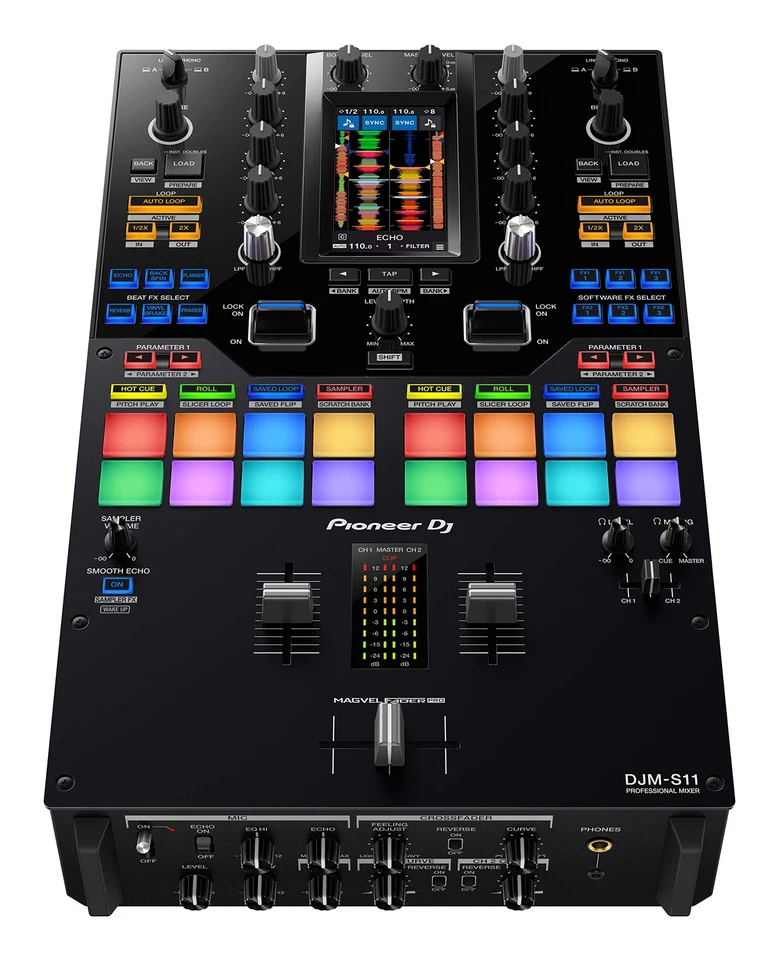 Pioneer DJ DJM-S11 Professional 2-Channel Battle Mixer Analog DJMS11 Serato - Image 3 of 4