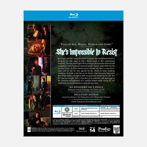 Lost Girl Complete Series Seasons 1-6/Final Chapters Blu-ray 5