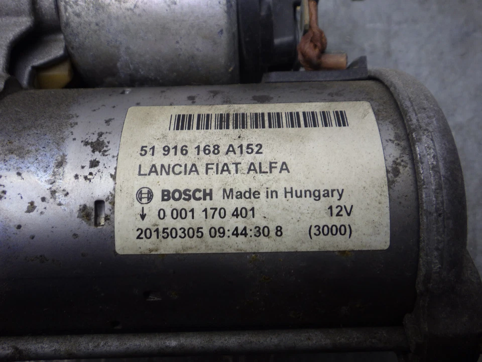 Motor de arranque Fiat 500 2015 27000 millas gasolina F125 - Imagen 2 de 4