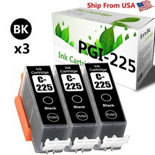 3-Pk PGI-225 NEW BLACK Ink Cartridge for Canon MG8220 MX882 MX892 MG6120 black