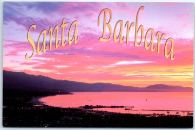 #ad Postcard Dawn in Santa Barbara California USA $6.29