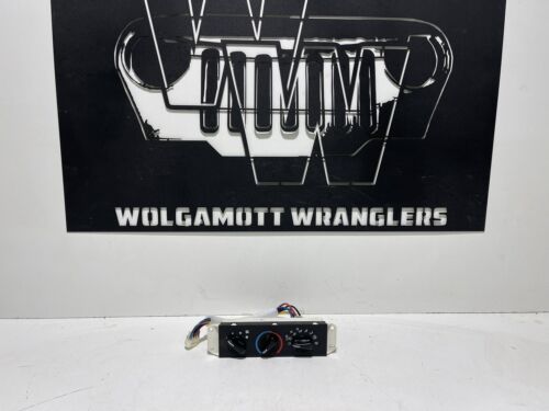 99-04 Jeep Wrangler chauffage AC module commutateur de climatisation température OEM CC49 - Photo 1 sur 5