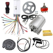 EBike GoKart ATV 48V 1800W Electric Brushless Motor Controller Key Lock Throttle