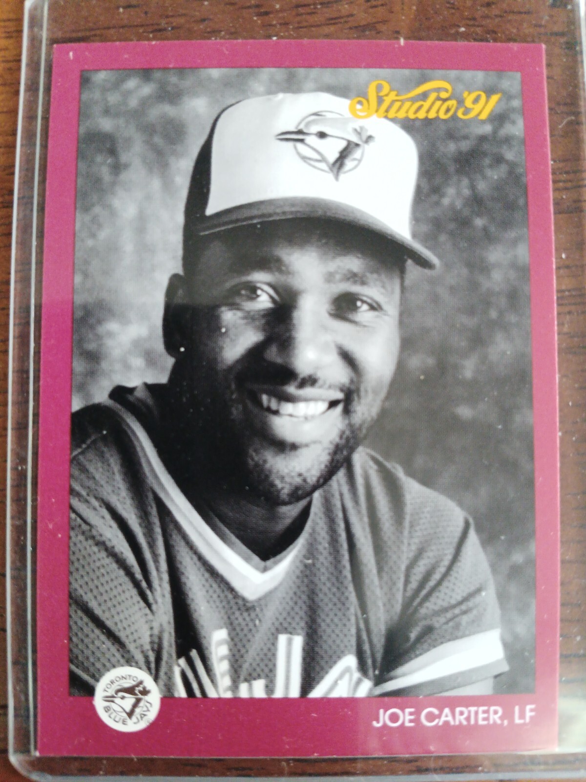 JOE CARTER TORONTO BLUE JAYS 1991 STUDIO BY LEAF BASEBALL CARD #133