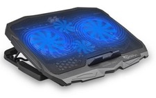 White Shark Dissipatore USB 4 Ventole per Notebook Illuminazione LED Blu