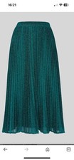 Image of Whistles Sparkle Pleated Skirt NEW 16