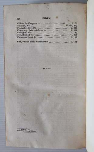 1826 / MEMOIR OF EDMUND BURKE - IRISH STATESMAN / 2 VOLS / POLITICS - PHILOSOPHY - Picture 12 of 12