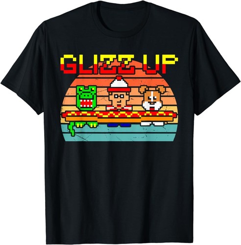 Glizz Up Retro Vintage T Shirt Men Fashion Women Kid T Shirt Short Sleeve Cotton - 第 1/5 張圖片
