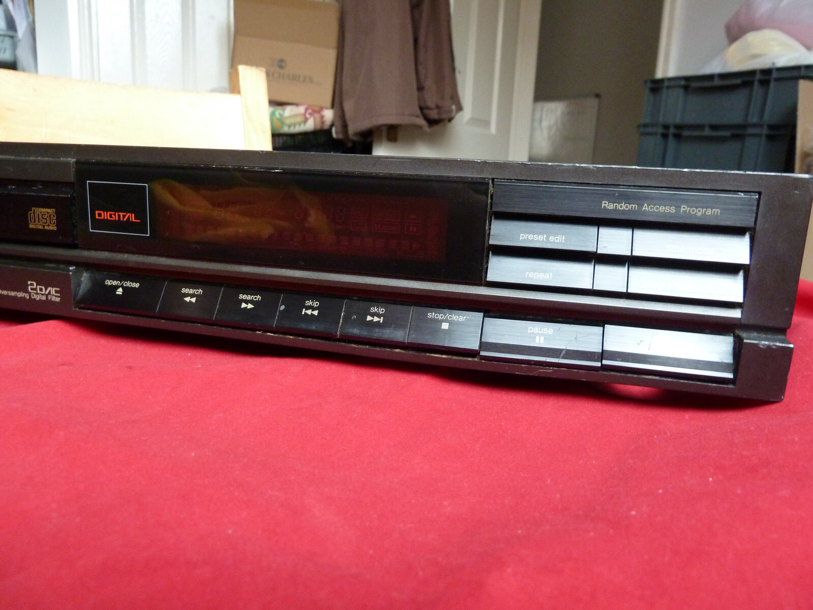 Technics SLP200 CD Player 16Bit Headphone Jack eBay
