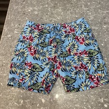 Tommy Bahama Relax Mens 2XL Palm Tree Tropical Swim Trunks Shorts Mesh Lined XXL