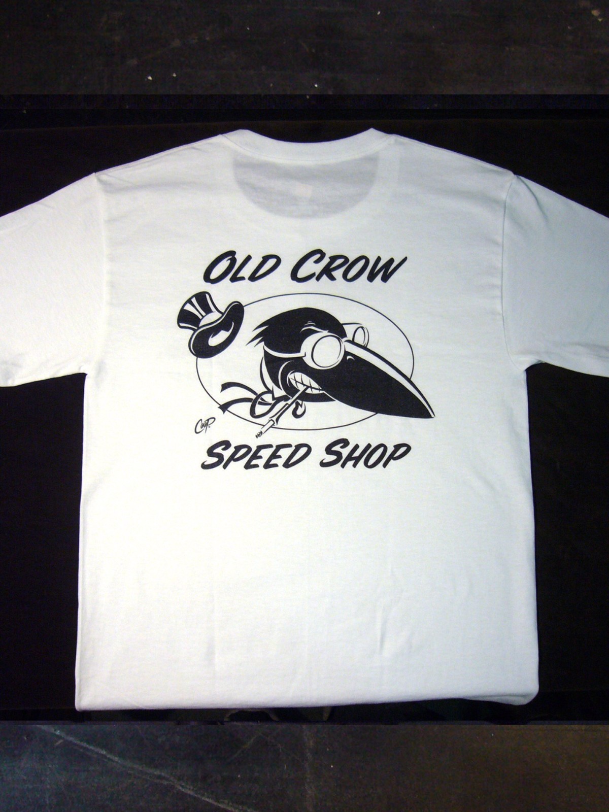 Old Crow Speed Shop Short Sleeve Tee Shirt eBay