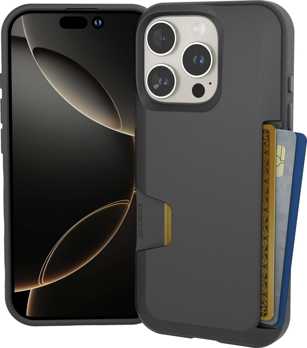 Smartish iPhone 16 Pro Wallet Case - Wallet Slayer Vol. 1 [Slim + Protectiv... | eBay Smartish iPhone 16 Pro Wallet Case - Wallet Slayer Vol. 1 [Slim + Protectiv... | eBay